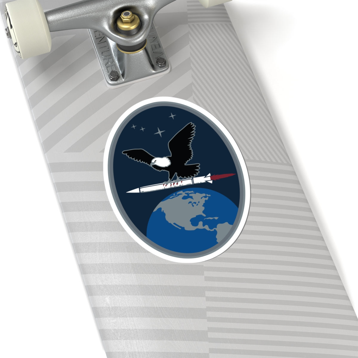 Kiss-Cut Sticker - USSF - 2nd Space Warning Squadron wo txt X 300