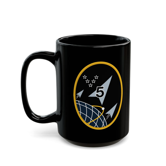 Black Mug (11oz, 15oz) - USSF - 5th Space Launch Squadron wo txt X 300