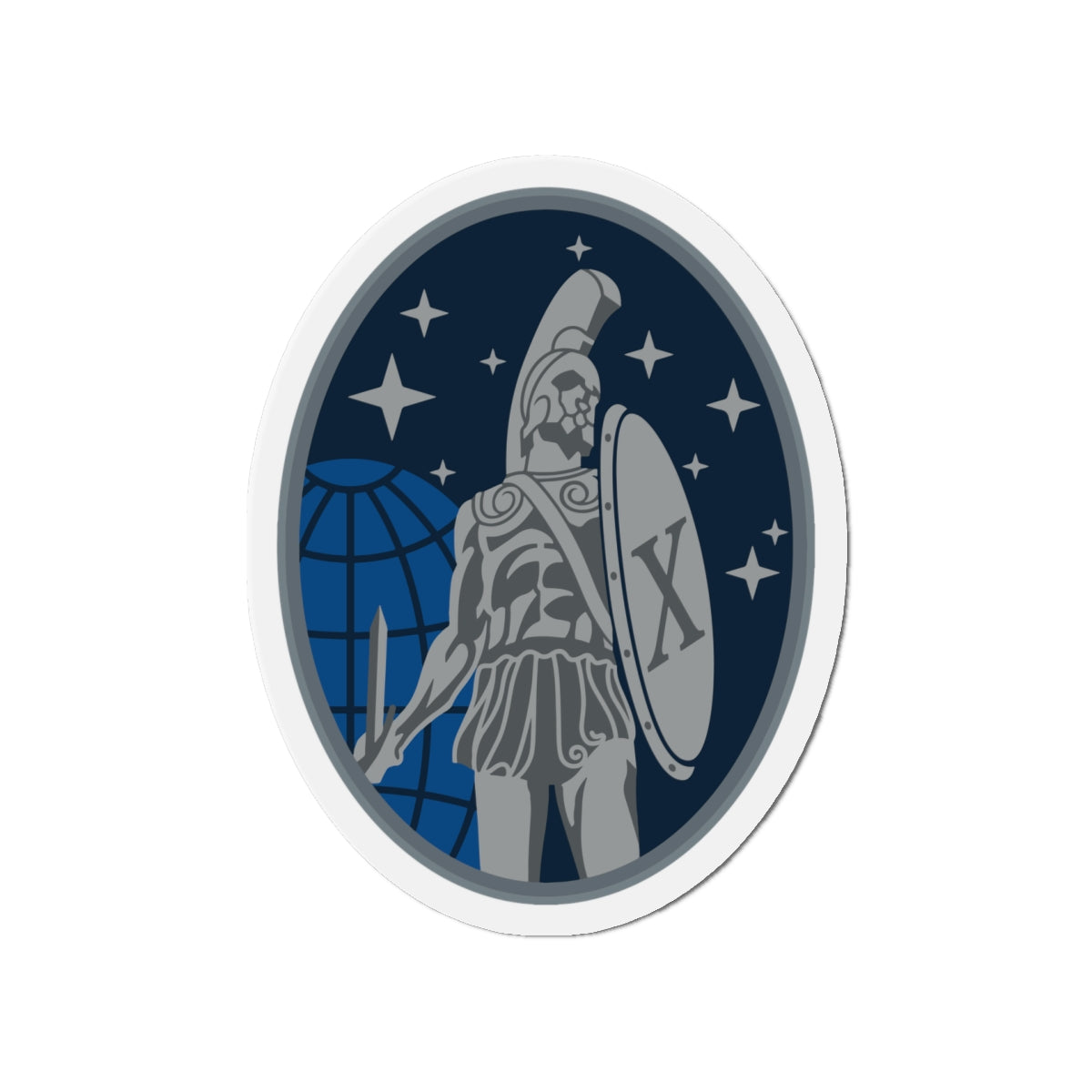 Die-Cut Magnet - USSF - 10th Space Warning Squadron wo txt