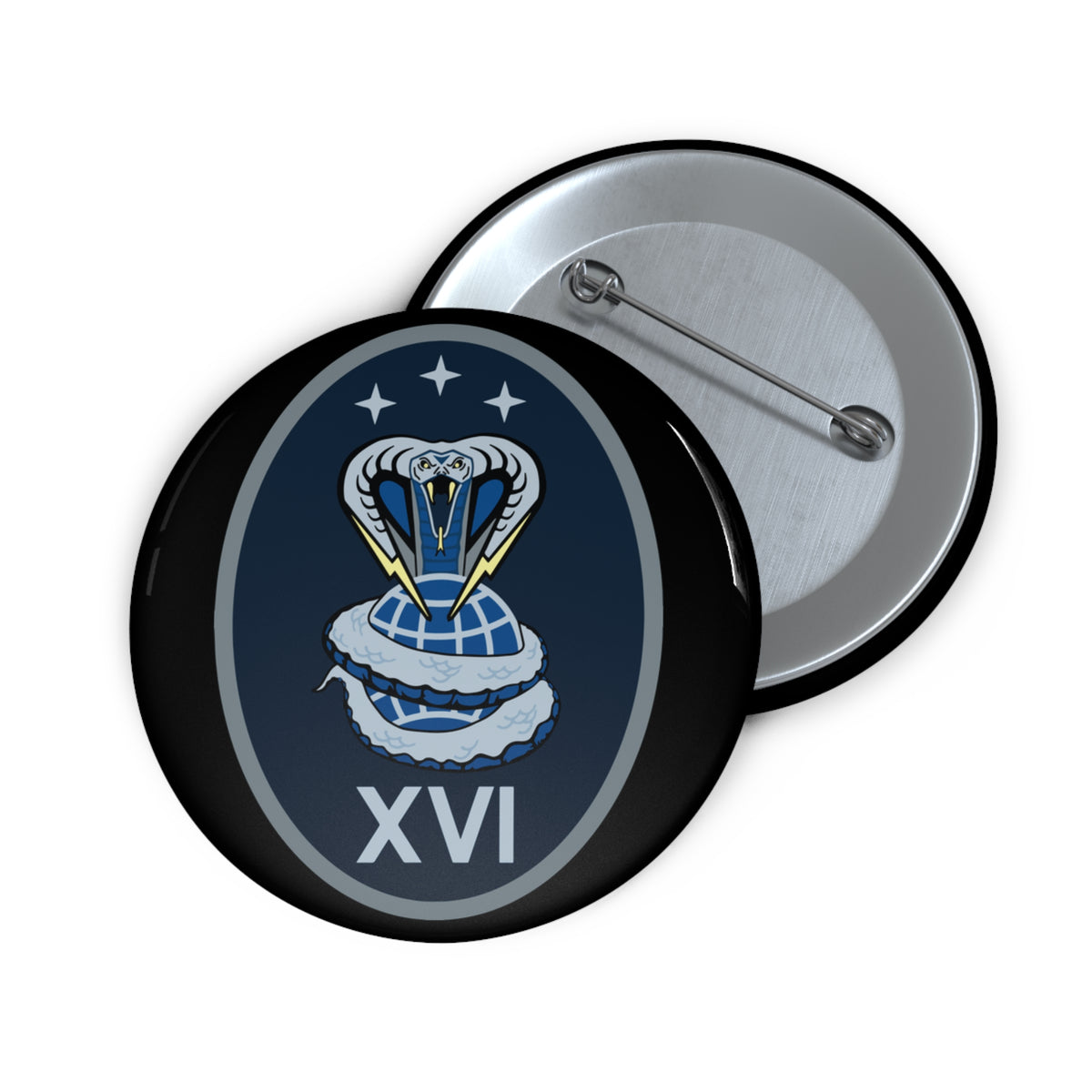 Custom Pin Button - USSF - 16th Electromagnetic Warfare Squadron wo txt