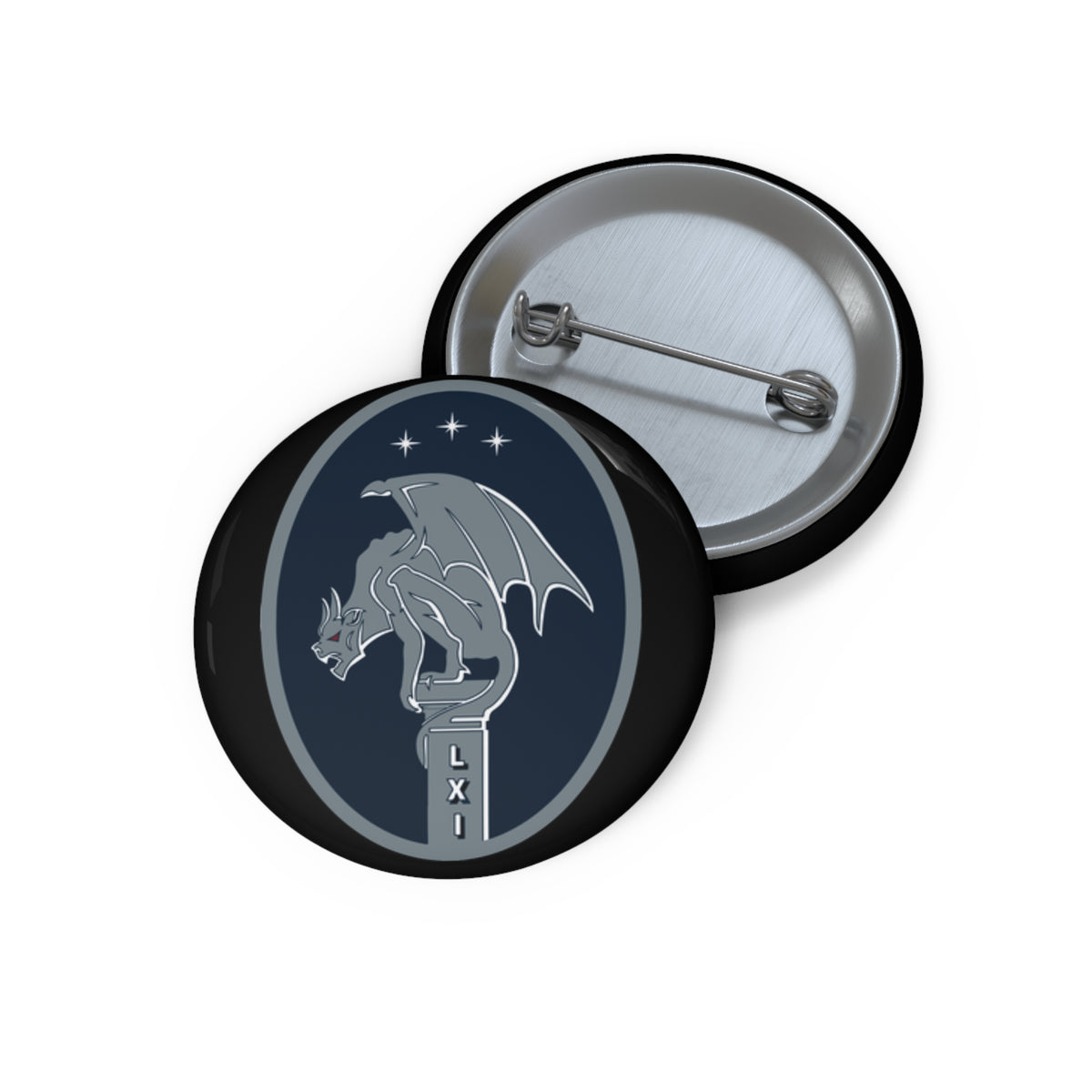 Custom Pin Button - USSF - 61st Cyberspace Squadron wo txt