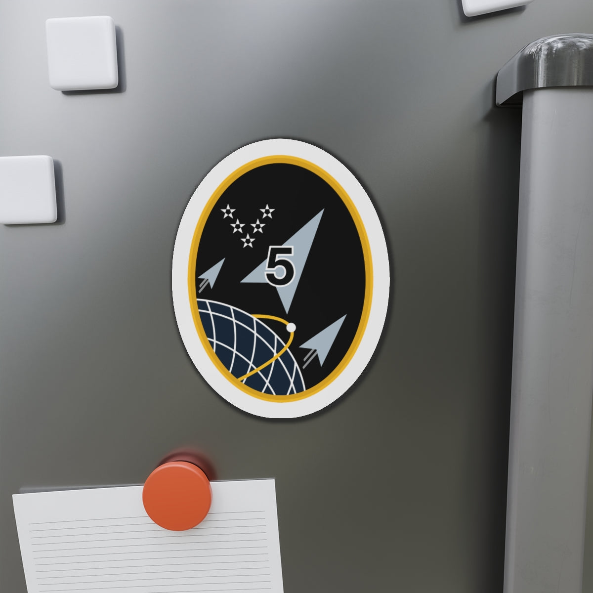 Die-Cut Magnet - USSF - 5th Space Launch Squadron wo txt X 300