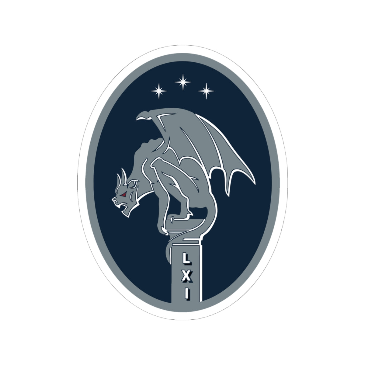 Kiss-Cut Sticker - USSF - 61st Cyberspace Squadron wo txt