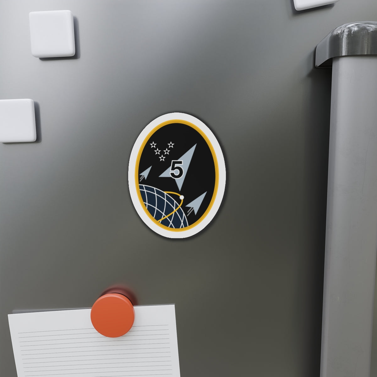 Die-Cut Magnet - USSF - 5th Space Launch Squadron wo txt X 300