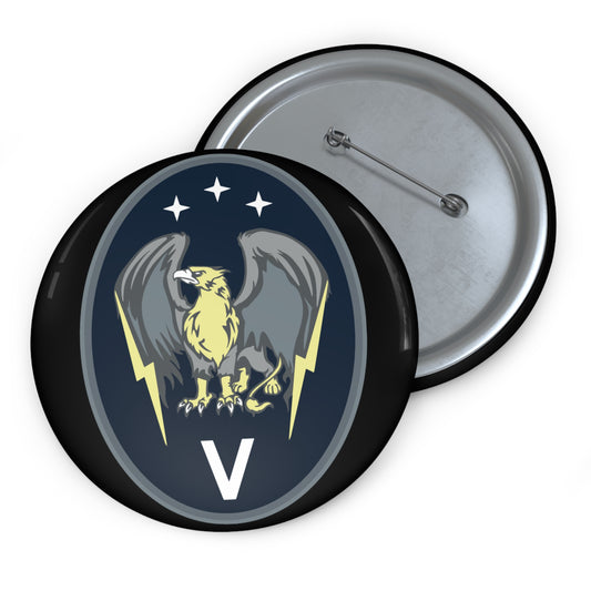 Custom Pin Button - USSF - 5th Electromagnetic Warfare Squadron wo txt X 300