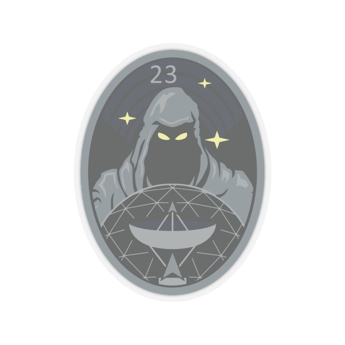Kiss-Cut Sticker - USSF - 23rd Space Operations Squadron wo txt