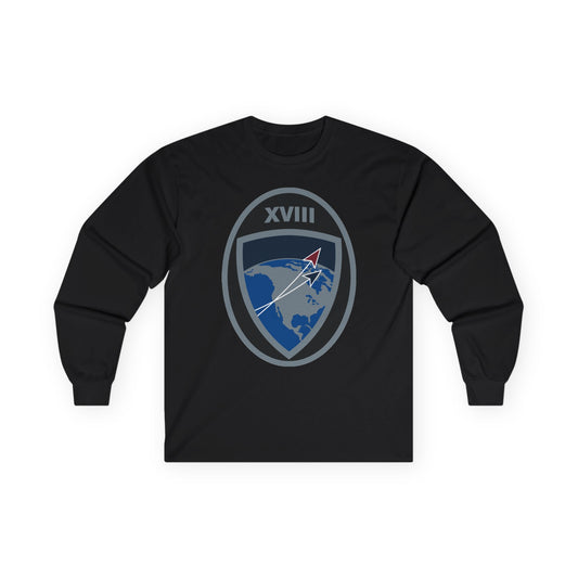 Unisex Ultra Cotton Long Sleeve Tee - USSF - 18th Space Defense Squadron wo txt