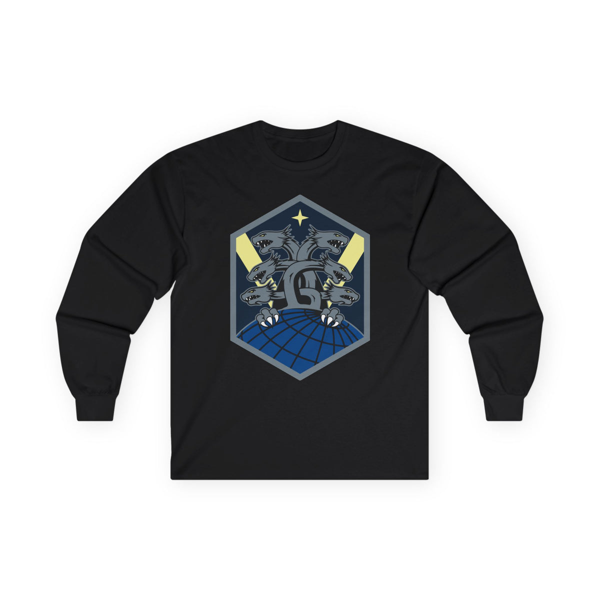 Unisex Ultra Cotton Long Sleeve Tee - USSF - Space Base Delta 1 wo txt