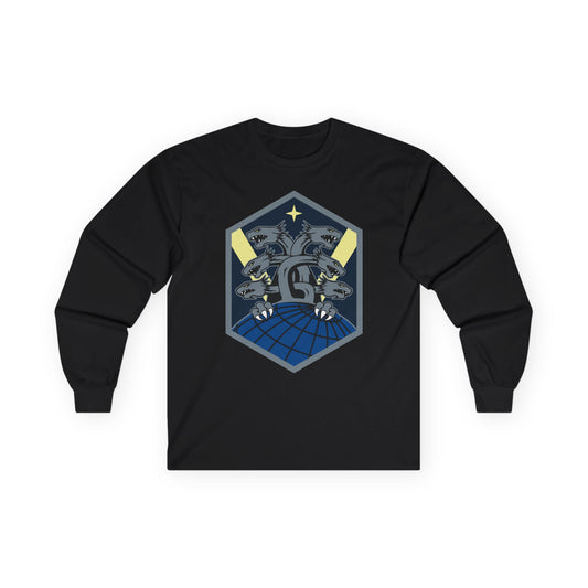 Unisex Ultra Cotton Long Sleeve Tee - USSF - Space Base Delta 1 wo txt