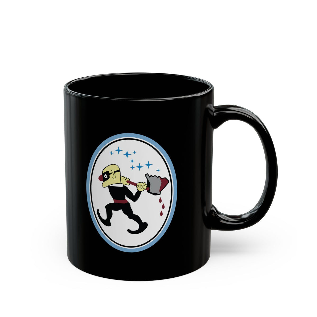 Black Mug (11oz, 15oz) - USSF - 25th Space Range Squadron wo txt