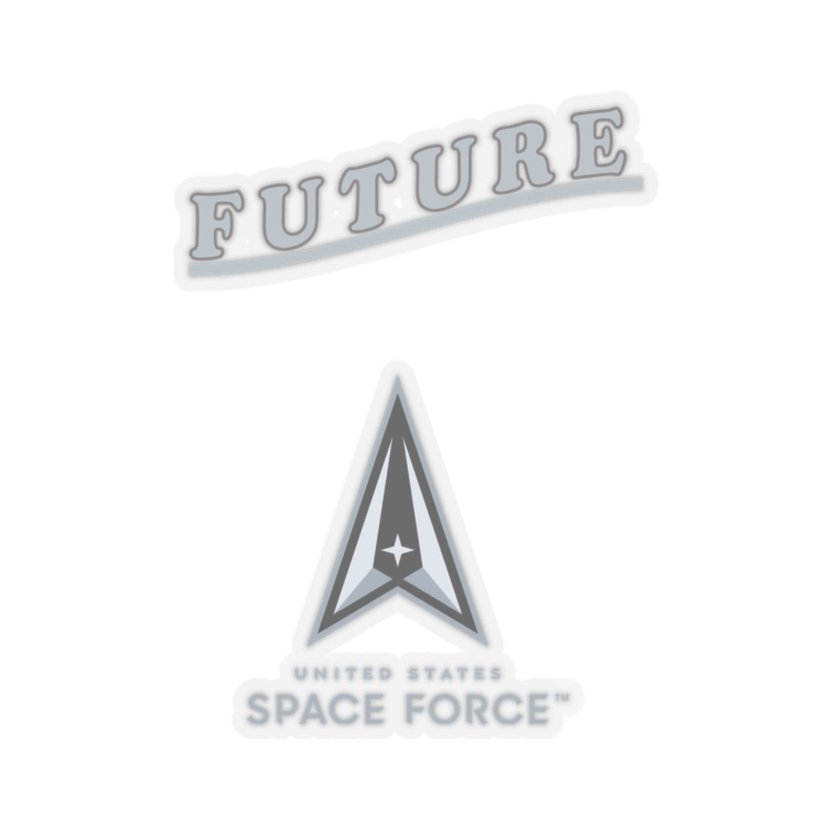 Kiss-Cut Sticker -  USSF - Future Space Force