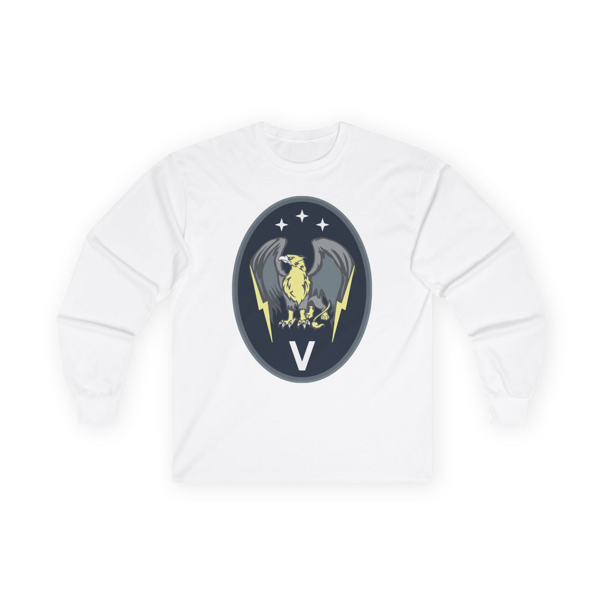 Unisex Ultra Cotton Long Sleeve Tee - USSF - 5th Electromagnetic Warfare Squadron wo txt X 300