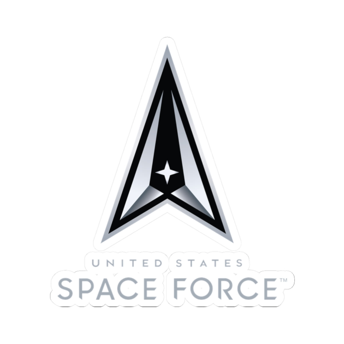 Kiss-Cut Sticker - United States Space Force Logo X 300