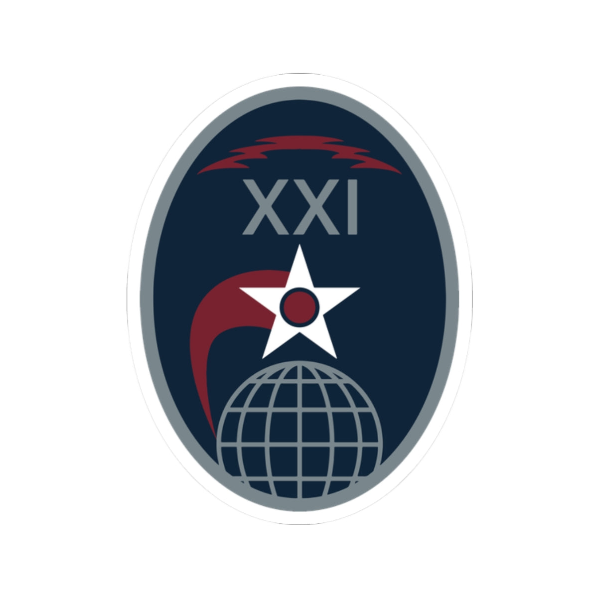 Kiss-Cut Sticker - USSF - 21st Space Operations Squadron wo txt