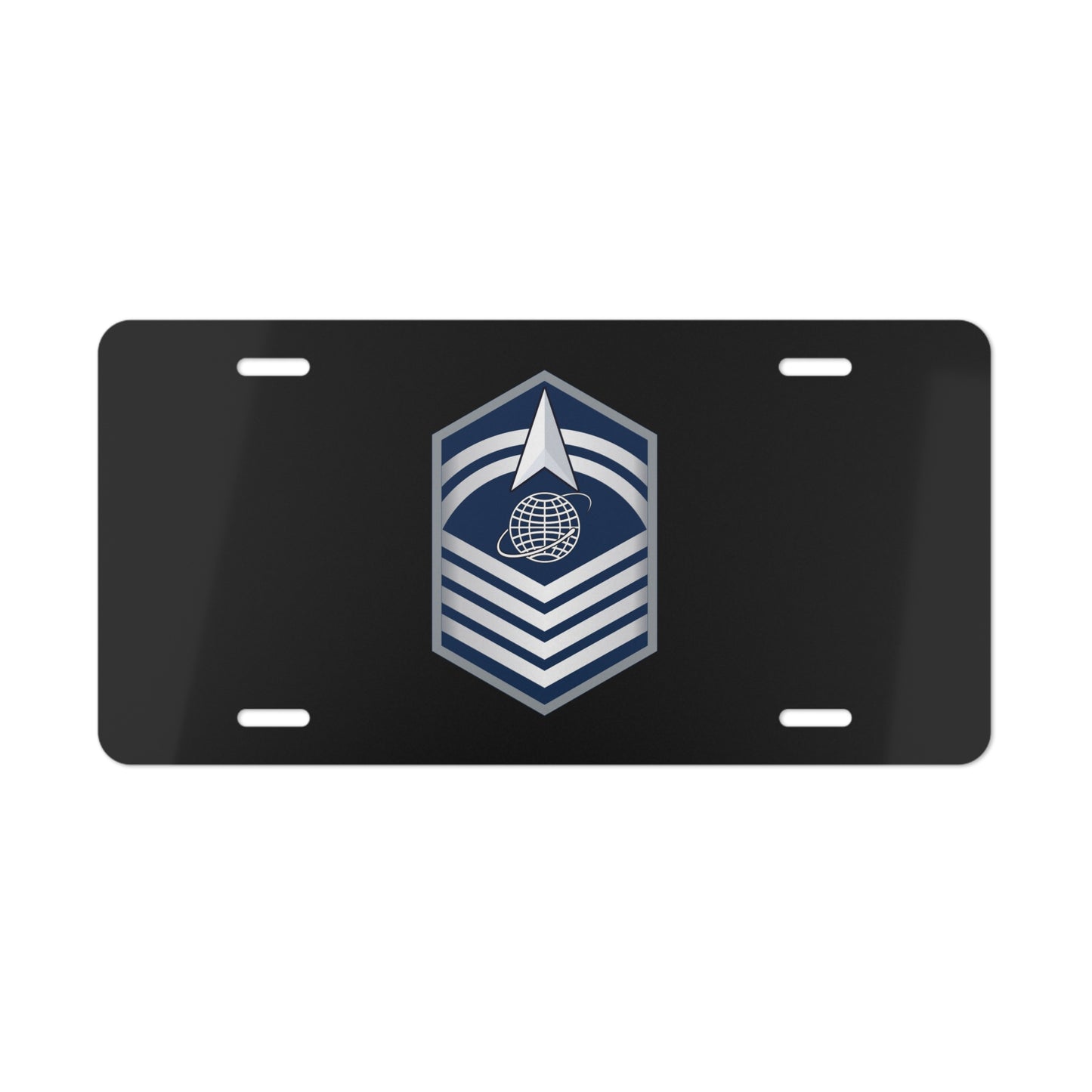 Vanity Plate - USSF - E8 Senior Master Sergeant - US Space Force wo Txt
