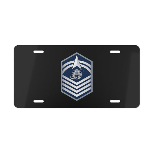 Vanity Plate - USSF - E8 Senior Master Sergeant - US Space Force wo Txt