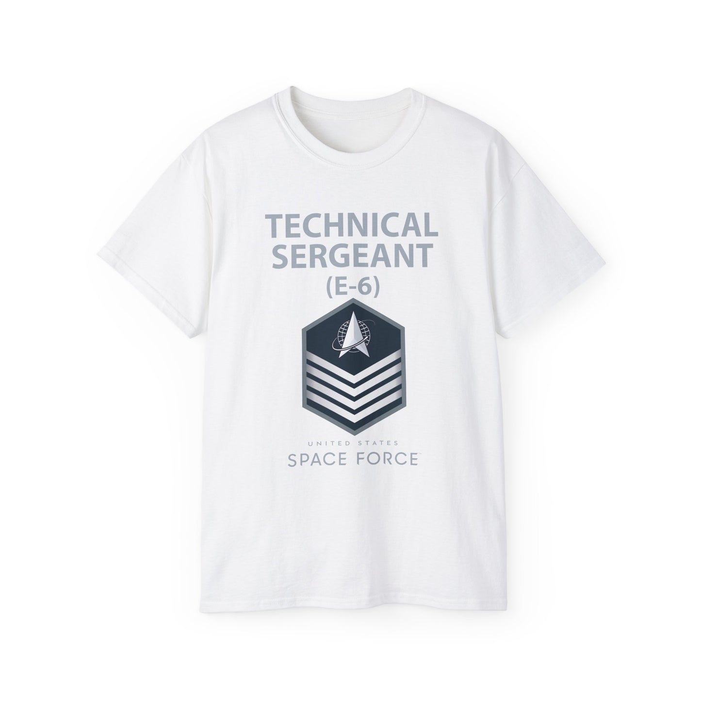 Unisex Ultra Cotton Tee -  USSF - E6 Technical Sergeant - US Space Force