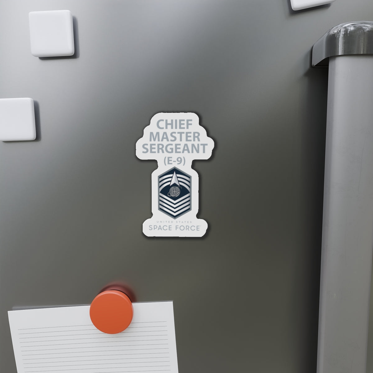 Die-Cut Magnet - USSF - E9 Chief Master Sergeant - US Space Force