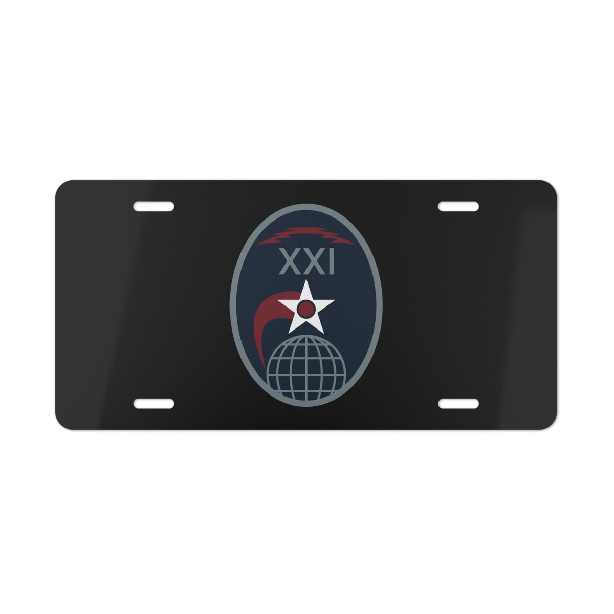 Vanity License Plate - USSF - 21st Space Operations Squadron wo txt
