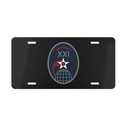 Vanity License Plate - USSF - 21st Space Operations Squadron wo txt
