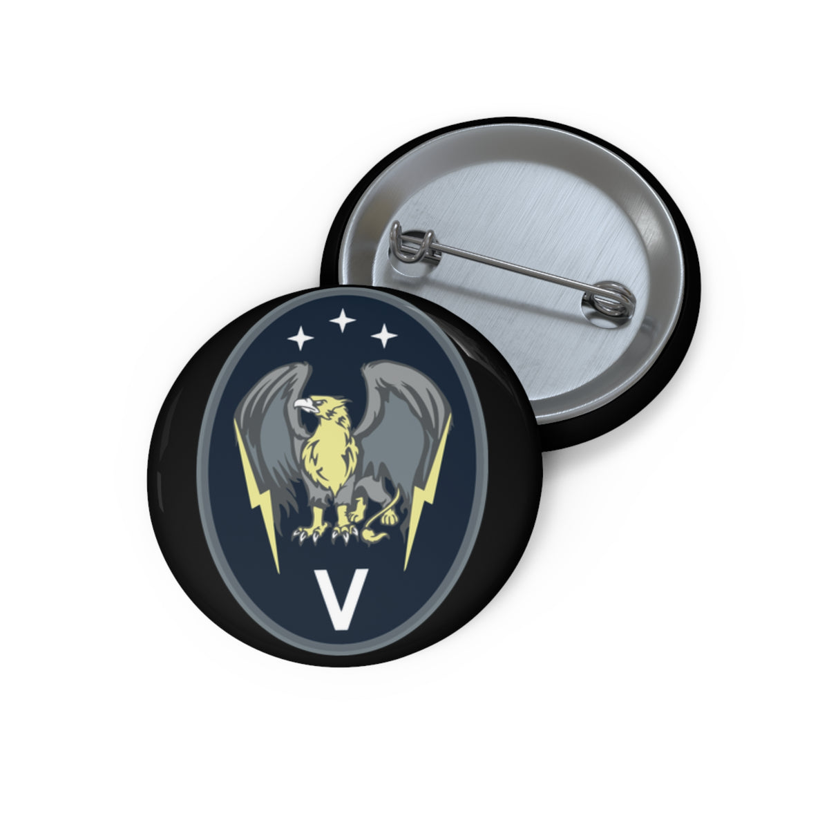 Custom Pin Button - USSF - 5th Electromagnetic Warfare Squadron wo txt X 300