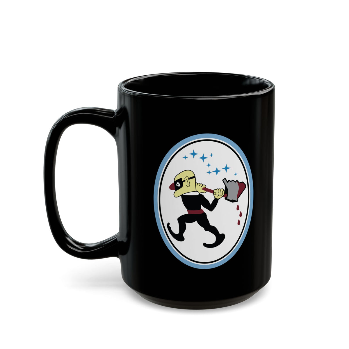 Black Mug (11oz, 15oz) - USSF - 25th Space Range Squadron wo txt
