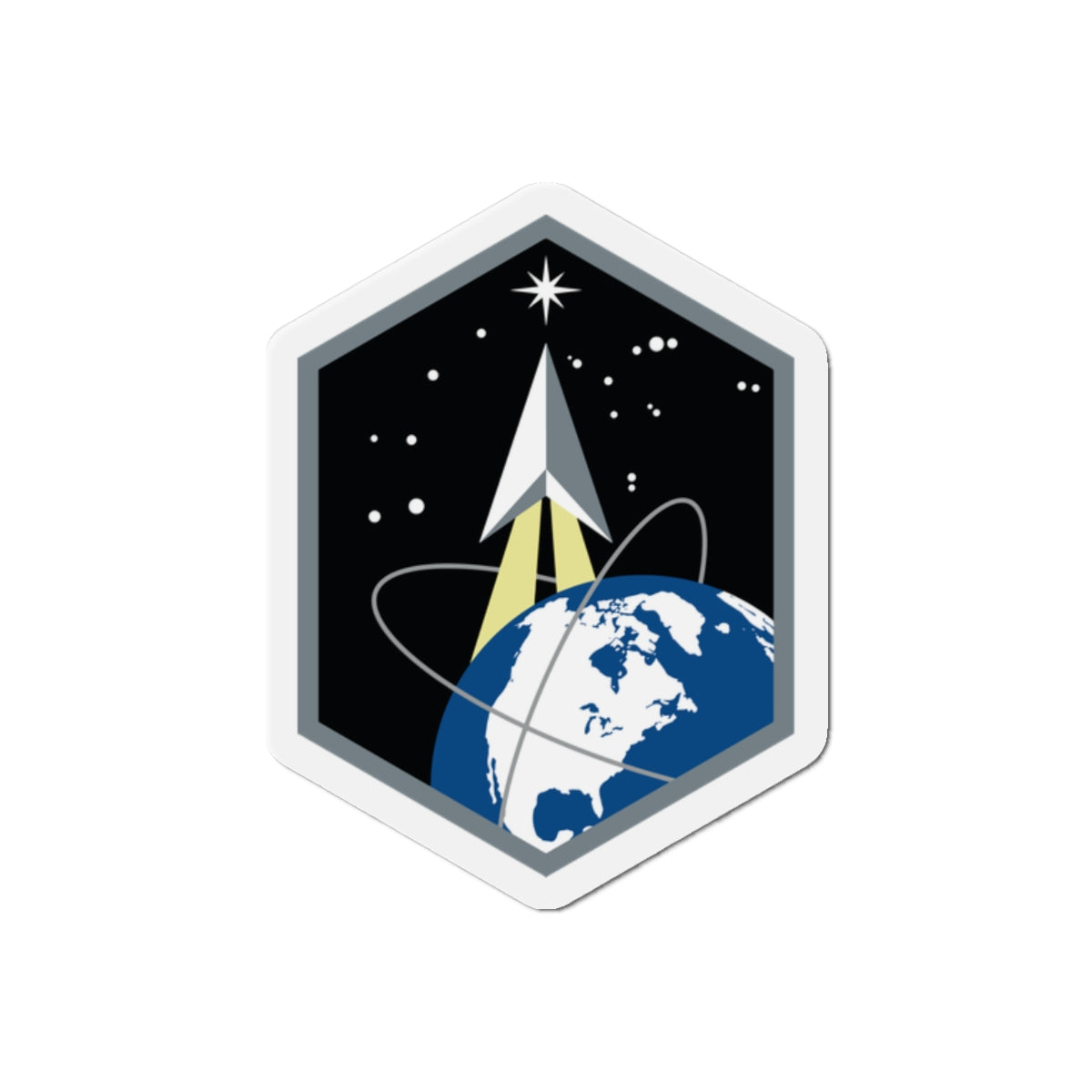 Die-Cut Magnet - USSF - Space Base Delta 2 wo txt