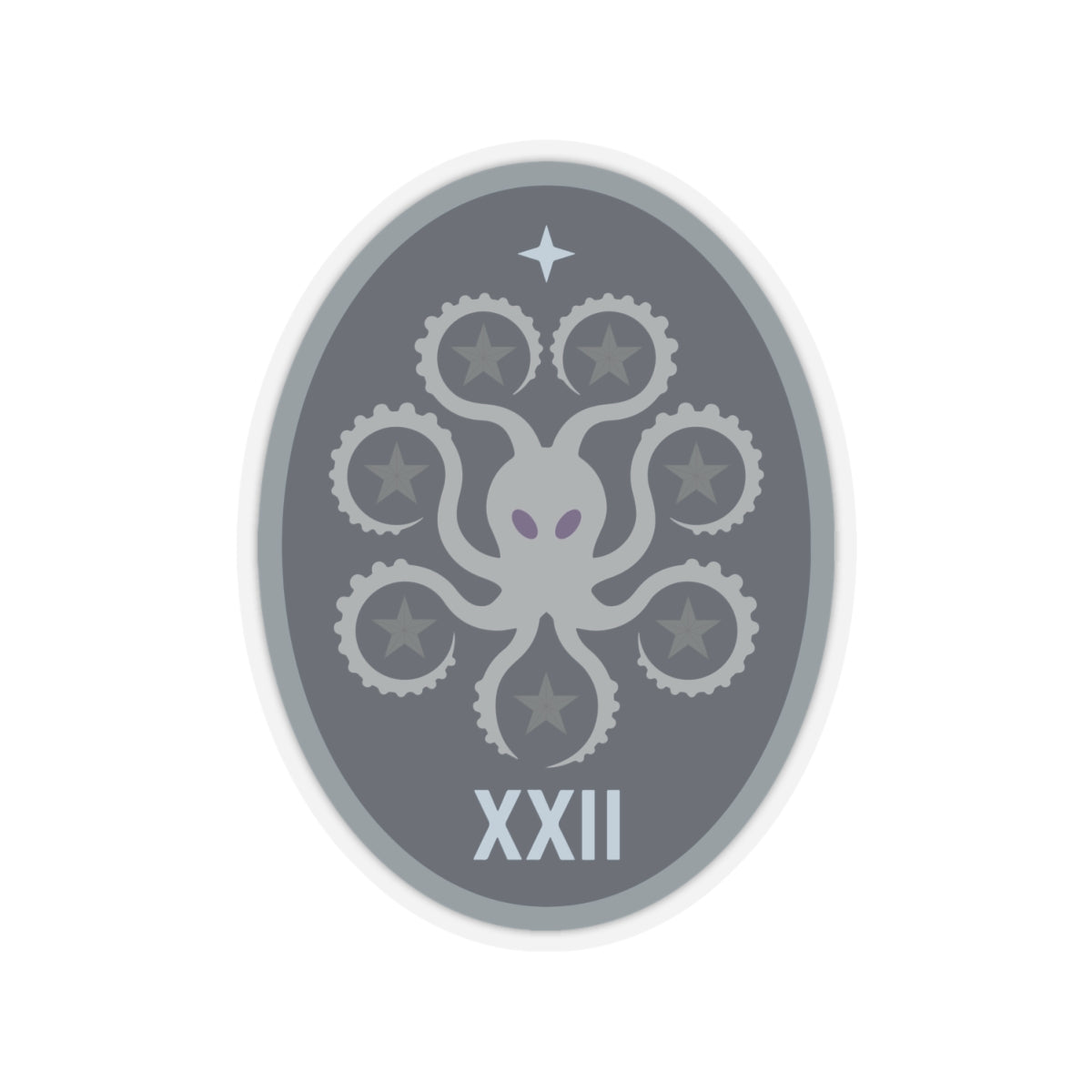 Kiss-Cut Sticker - USSF - 22nd Space Operations Squadron wo txt