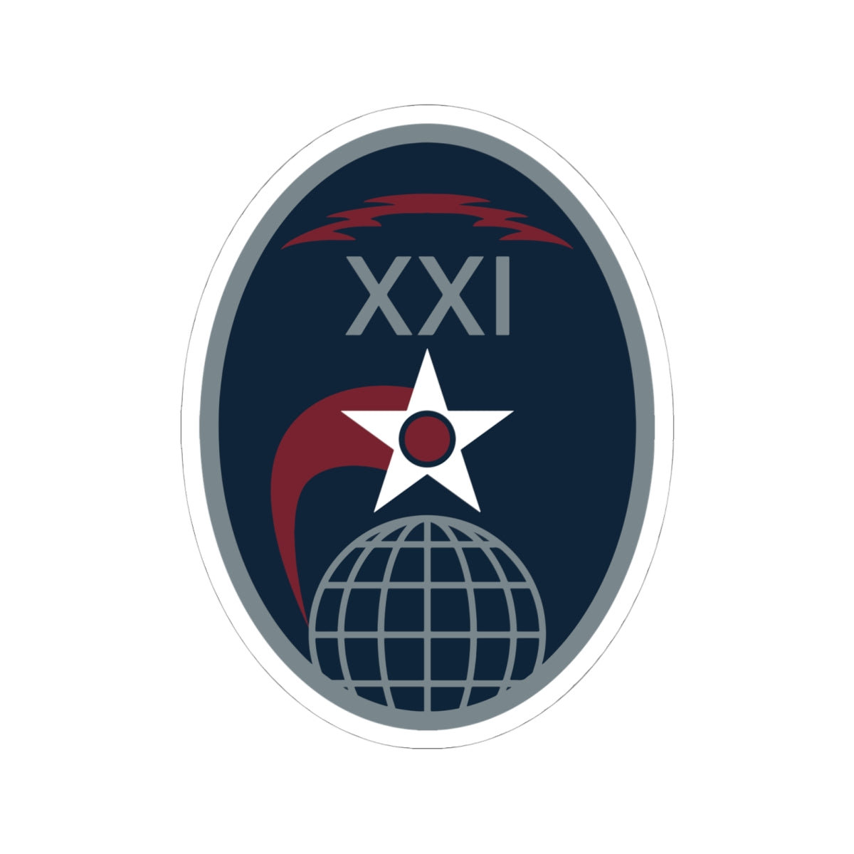 Kiss-Cut Sticker - USSF - 21st Space Operations Squadron wo txt