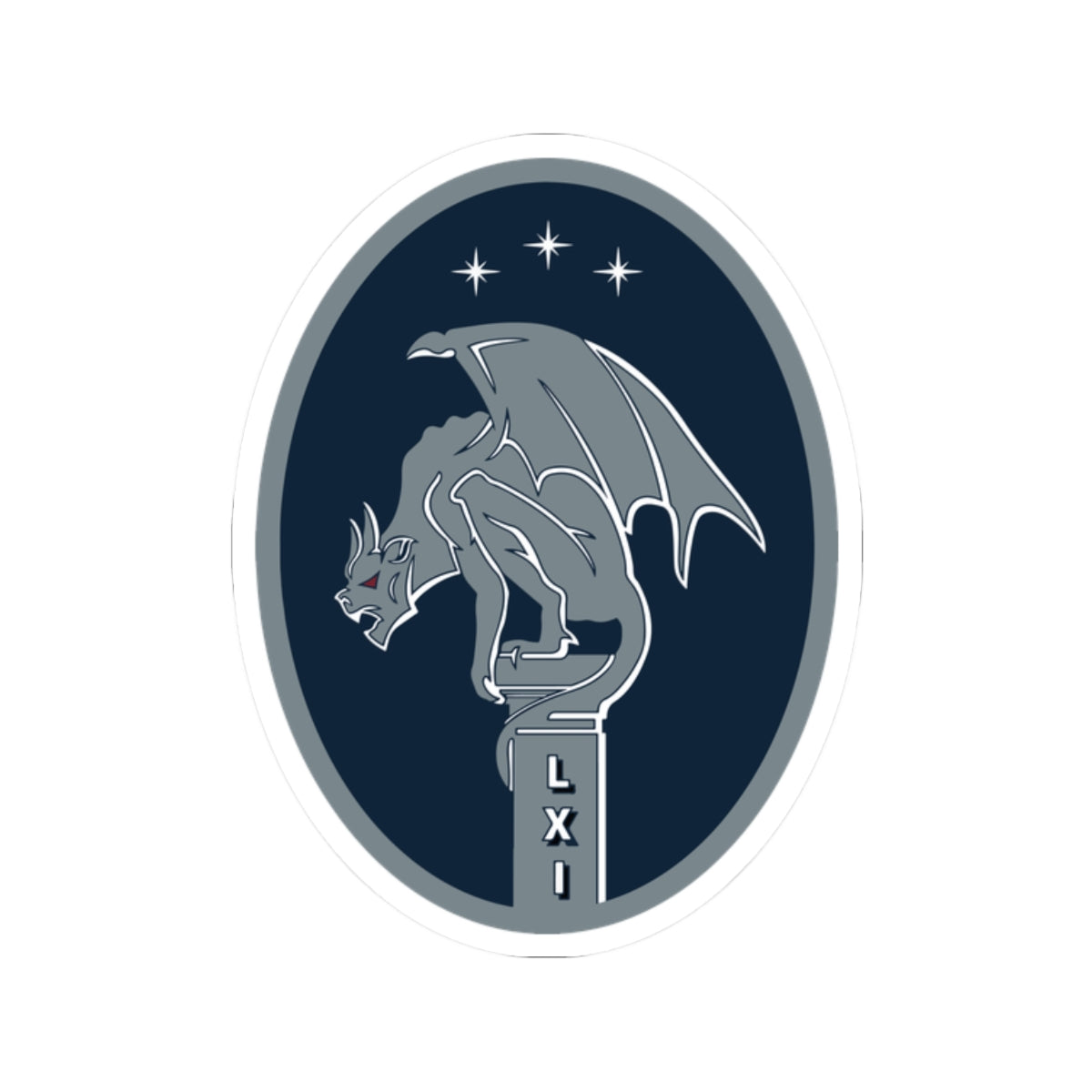 Kiss-Cut Sticker - USSF - 61st Cyberspace Squadron wo txt