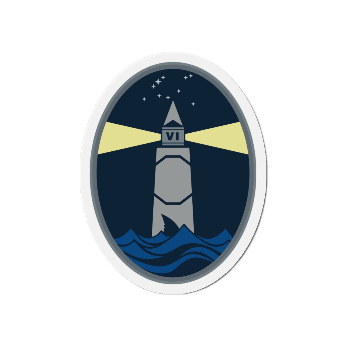 Die-Cut Magnet - USSF - 6th Space Warning Squadron wo txt X 300