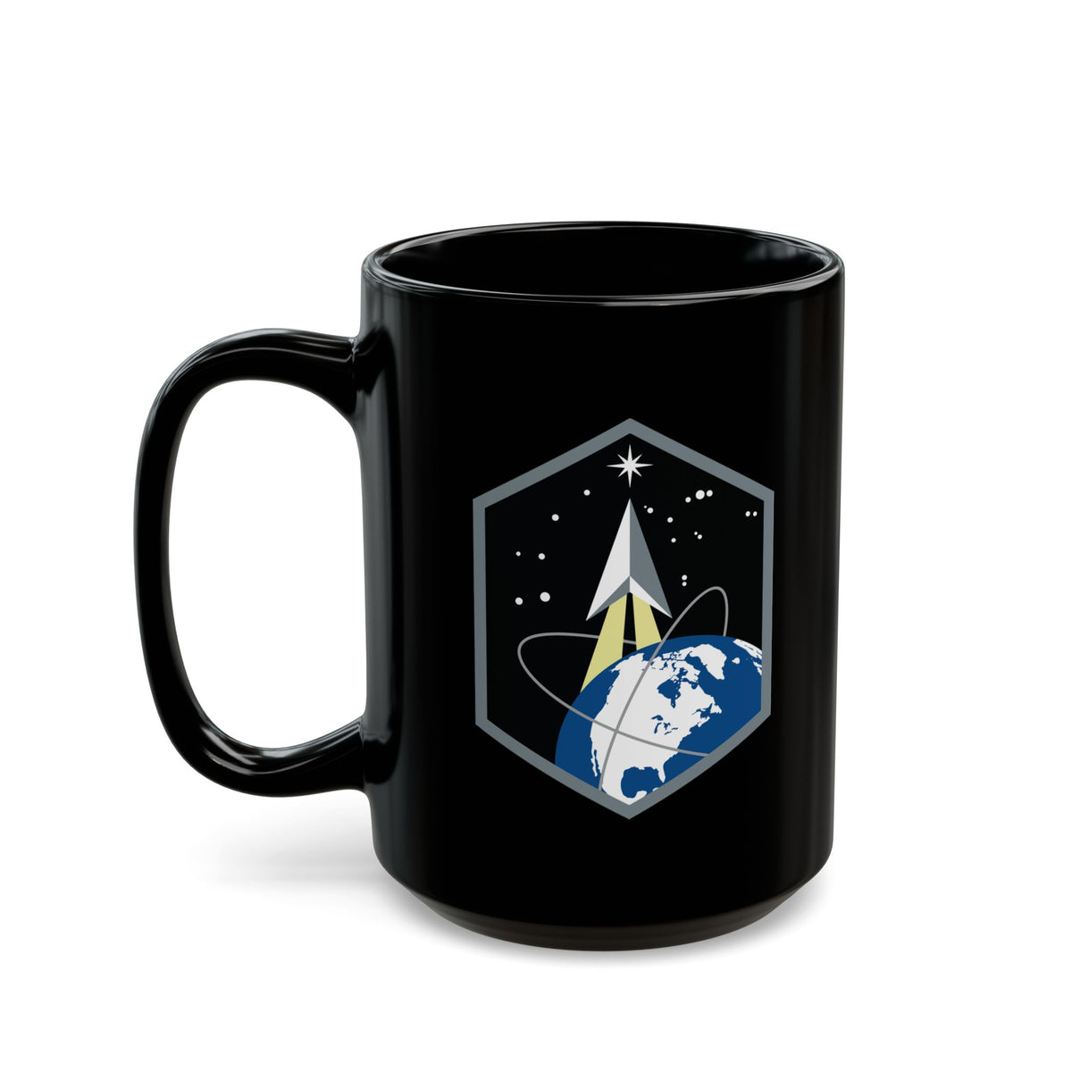 Black Mug (11oz, 15oz) - USSF - Space Base Delta 2 wo txt