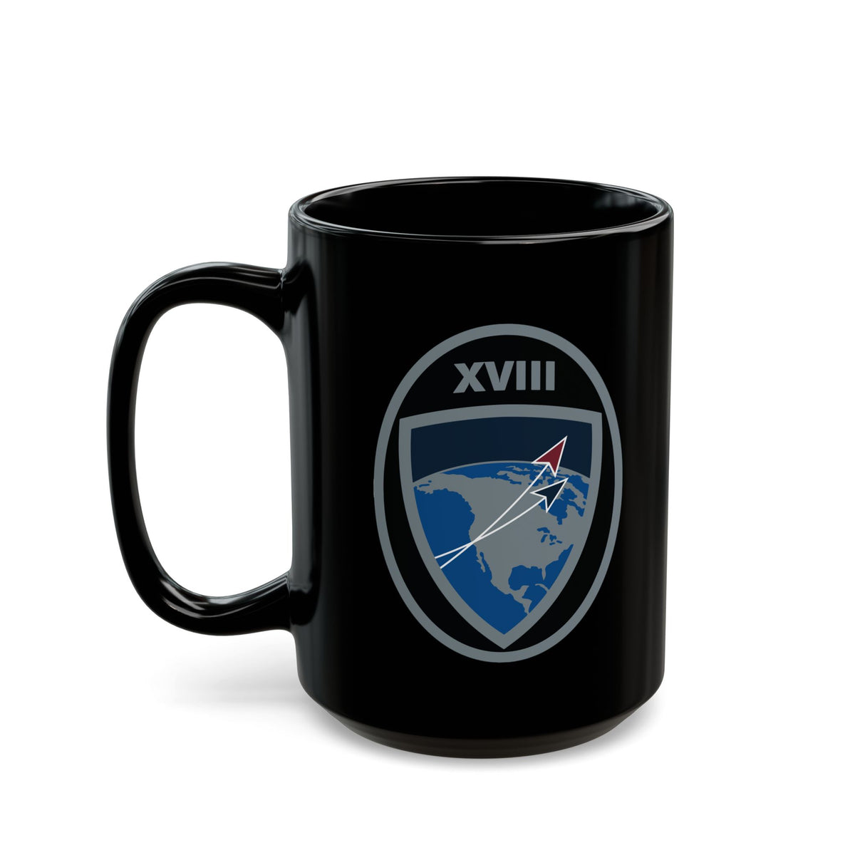 Black Mug (11oz, 15oz) - USSF - 18th Space Defense Squadron wo txt