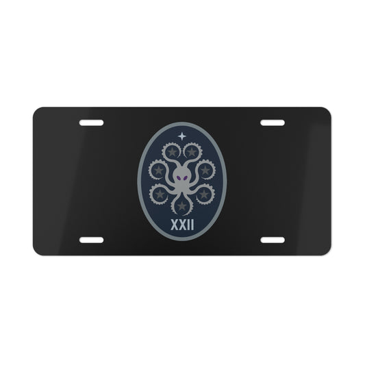 Vanity License Plate - USSF - 22nd Space Operations Squadron wo txt