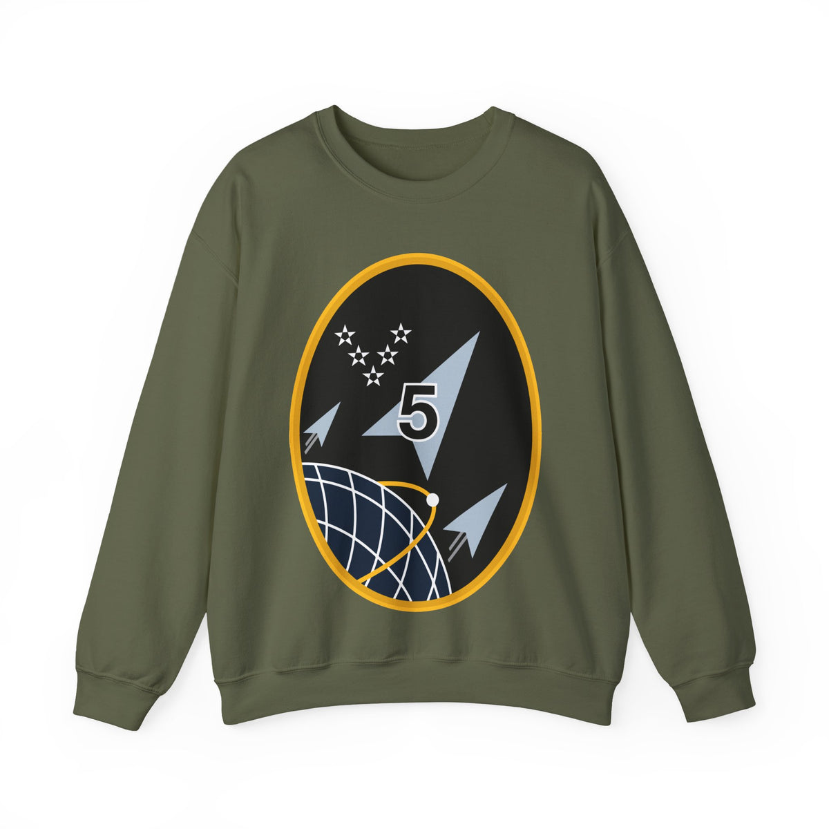 Crewneck Sweatshirt - USSF - 5th Space Launch Squadron wo txt X 300