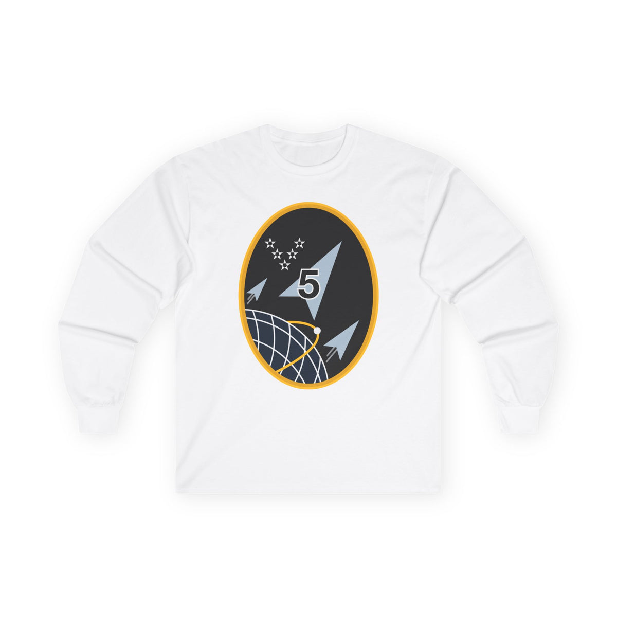 Unisex Ultra Cotton Long Sleeve Tee - USSF - 5th Space Launch Squadron wo txt X 300