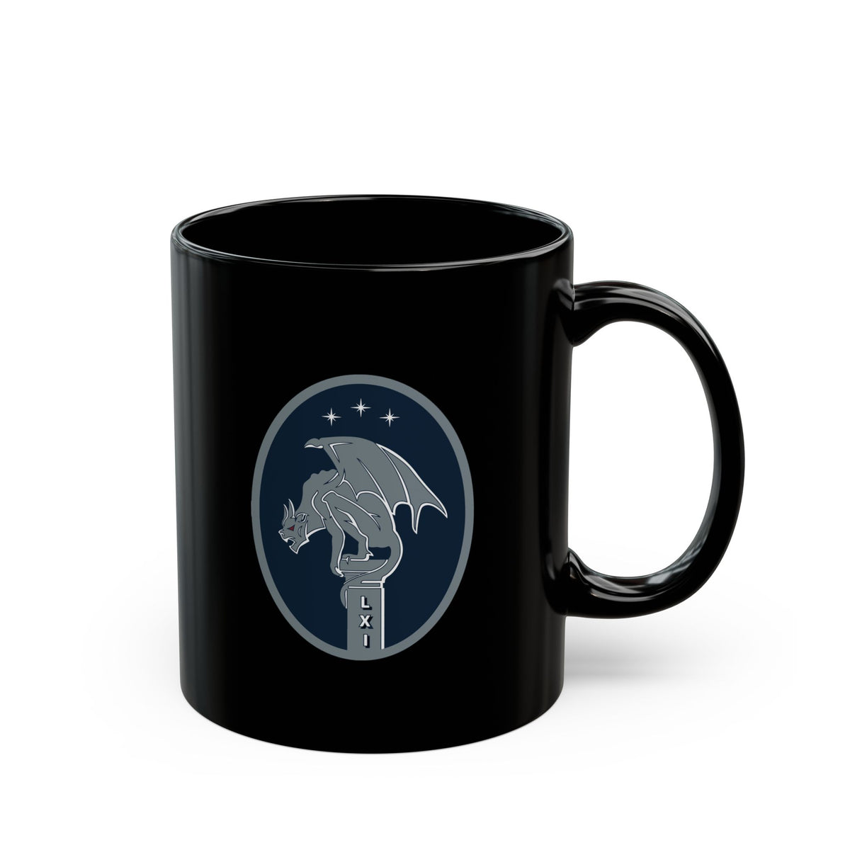Black Mug (11oz, 15oz) - USSF - 61st Cyberspace Squadron wo txt