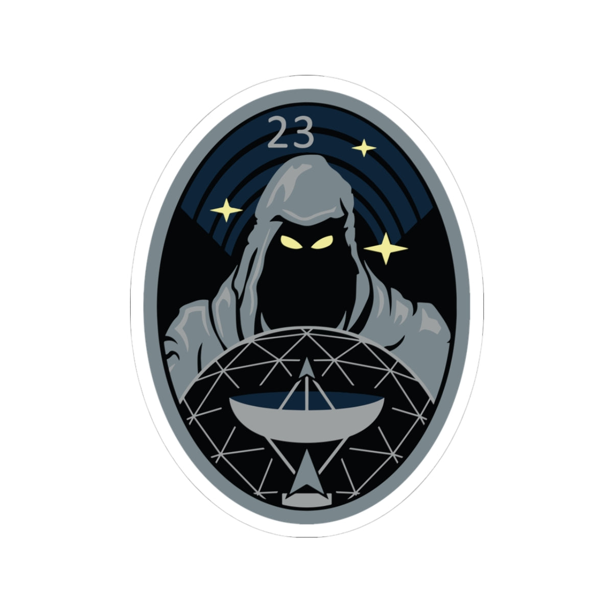 Kiss-Cut Sticker - USSF - 23rd Space Operations Squadron wo txt