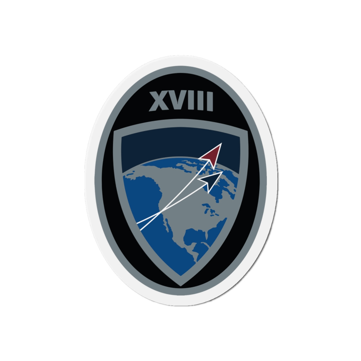 Die-Cut Magnet - USSF - 18th Space Defense Squadron wo txt