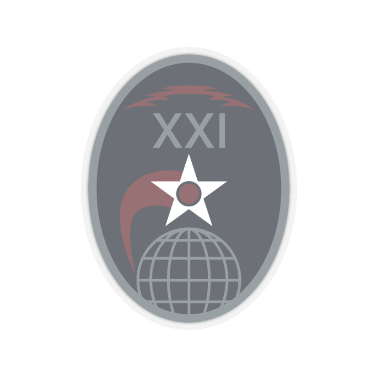 Kiss-Cut Sticker - USSF - 21st Space Operations Squadron wo txt