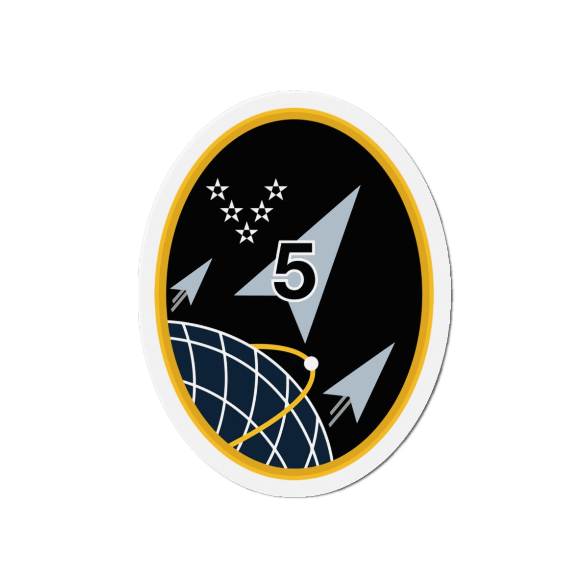 Die-Cut Magnet - USSF - 5th Space Launch Squadron wo txt X 300