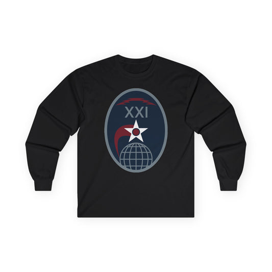 Unisex Ultra Cotton Long Sleeve Tee - USSF - 21st Space Operations Squadron wo txt