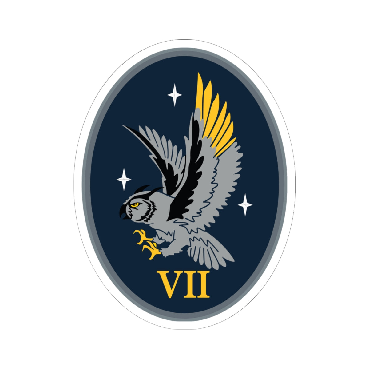 Kiss-Cut Sticker - USSF - 7th Space Warning Squadron wo txt