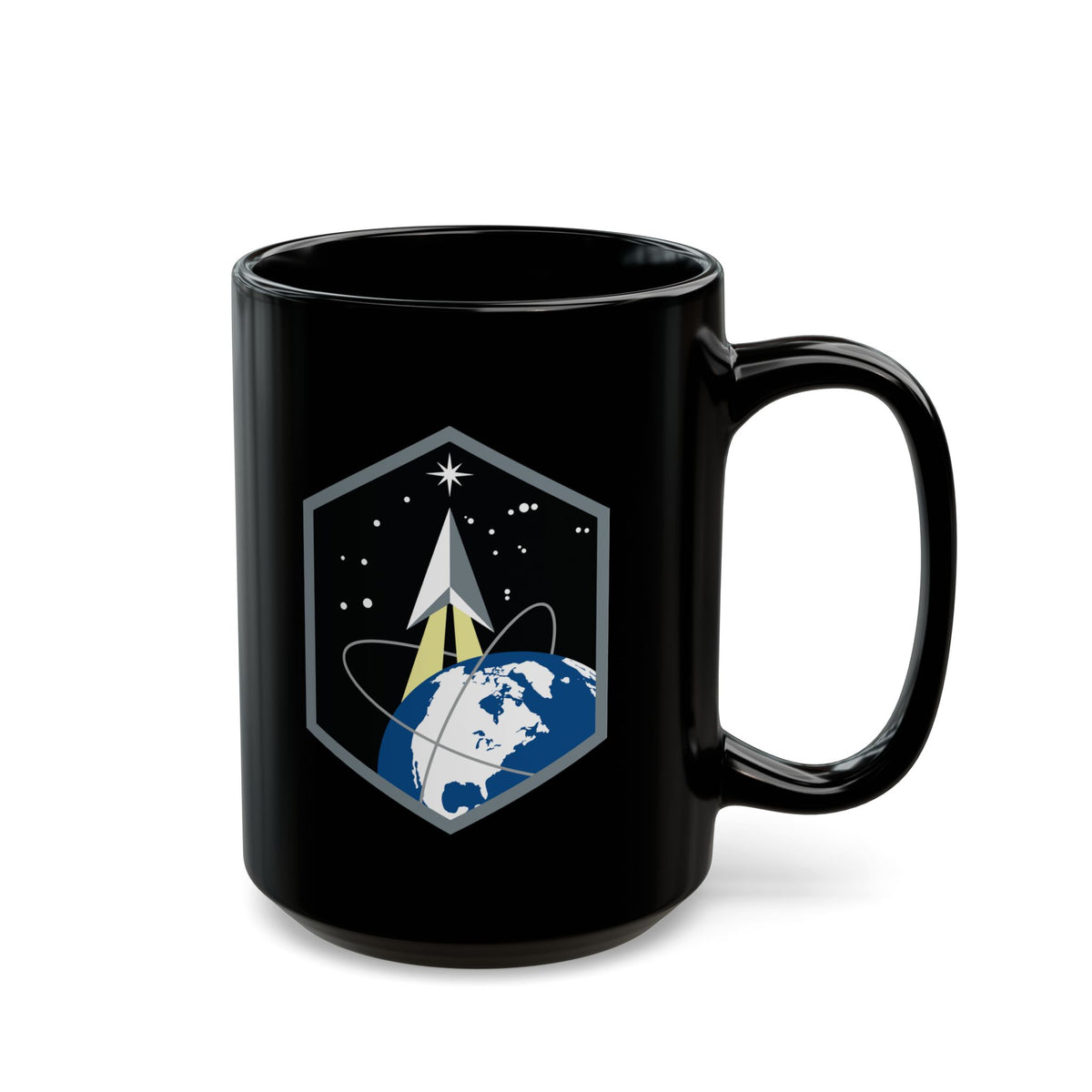 Black Mug (11oz, 15oz) - USSF - Space Base Delta 2 wo txt