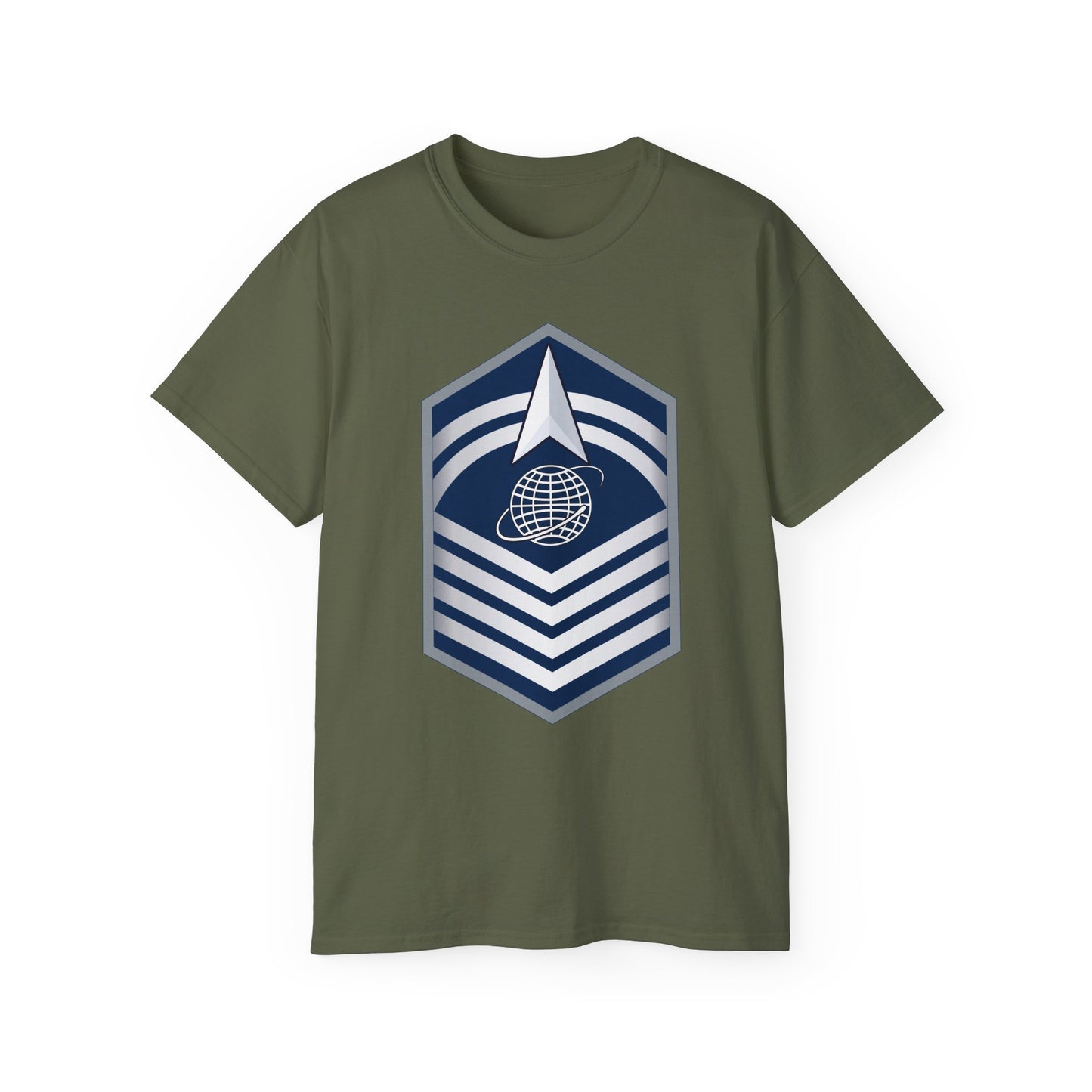 Unisex Ultra Cotton Tee -  USSF - E8 Senior Master Sergeant - US Space Force wo Txt