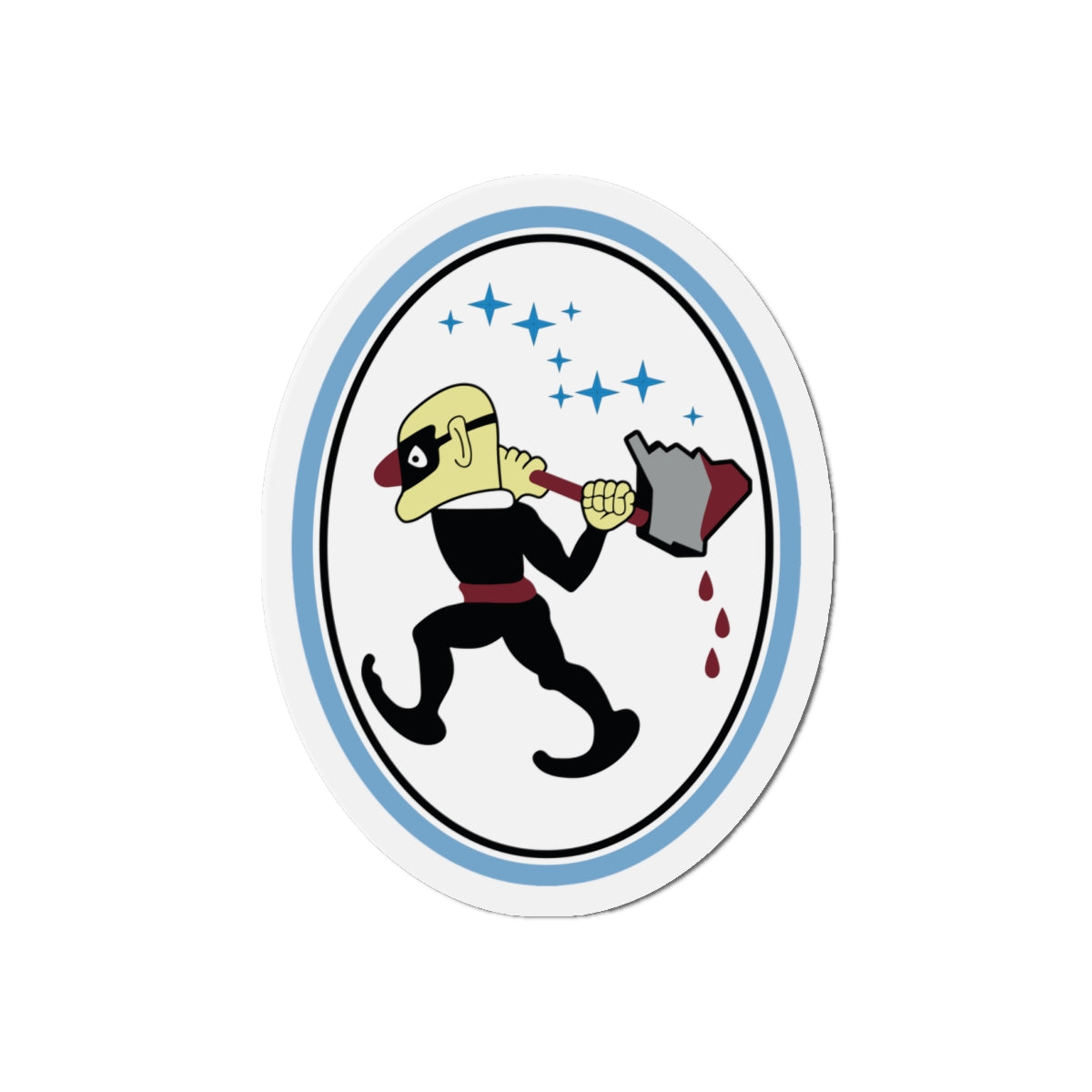 Die-Cut Magnet - USSF - 25th Space Range Squadron wo txt