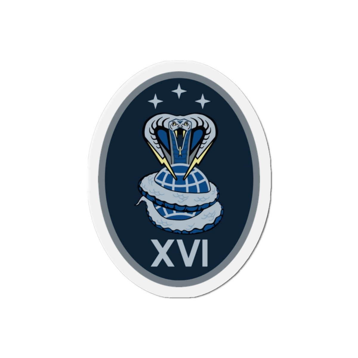 Die-Cut Magnet - USSF - 16th Electromagnetic Warfare Squadron wo txt