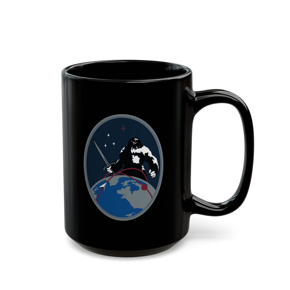 Black Mug (11oz, 15oz) - USSF - 9th Combat Training Squadron wo txt