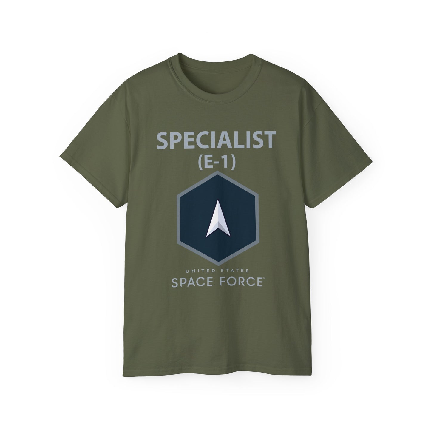 Unisex Ultra Cotton Tee -  USSF - E1 Specialist - US Space Force X 300