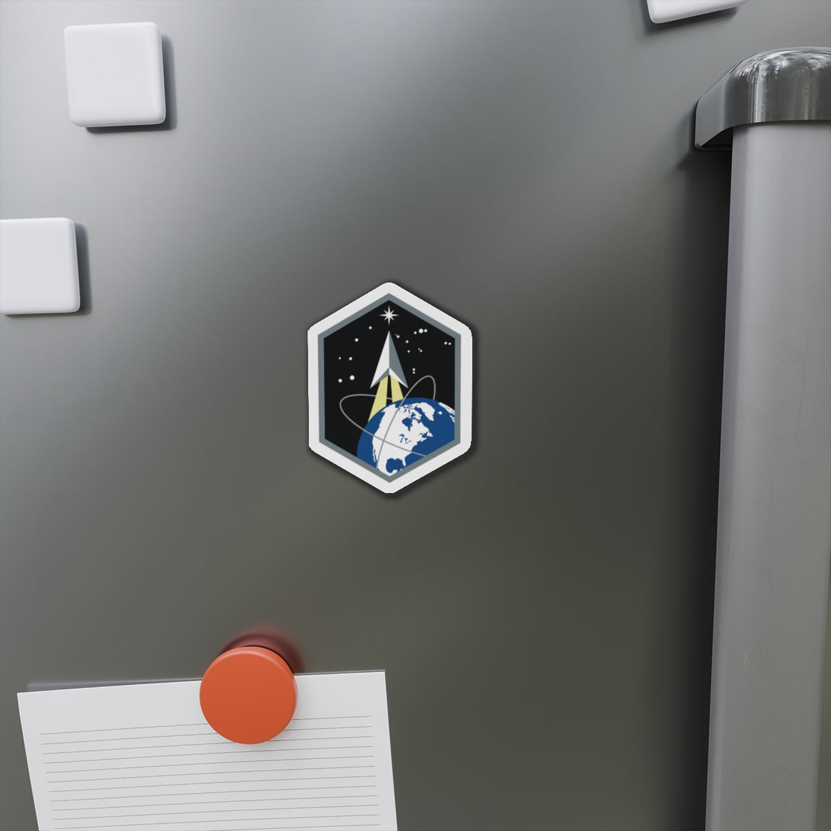 Die-Cut Magnet - USSF - Space Base Delta 2 wo txt